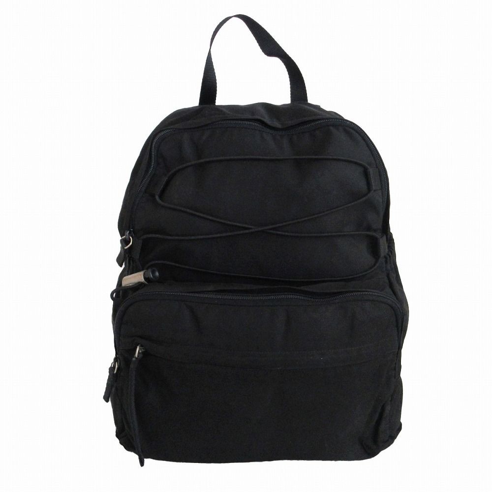 ✨良品　PRADA プラダ　リュック　ナップサック　バックパック　ブラック　黒 PRADA プラダ バックパック リュック リュックサック ショルダー