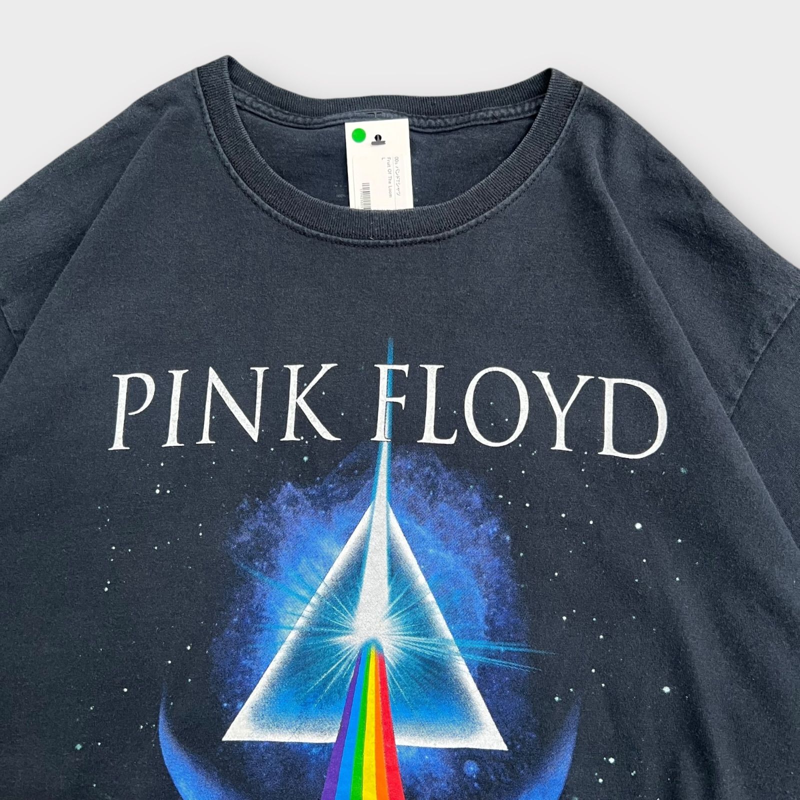 PINKFLOYD 00s コピーライト バンドTシャツ ブラック フェード