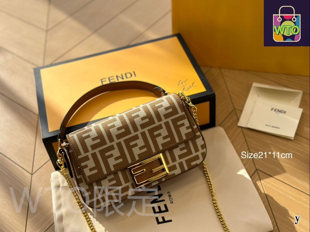 FENDI バゲット バゲット カーフレザー ベージュ | Fendi