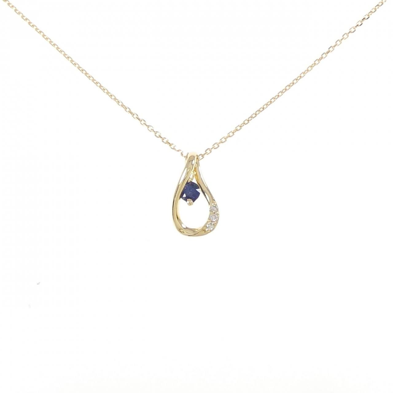 ギンザ タナカ サファイヤ ネックレス 0.10CT