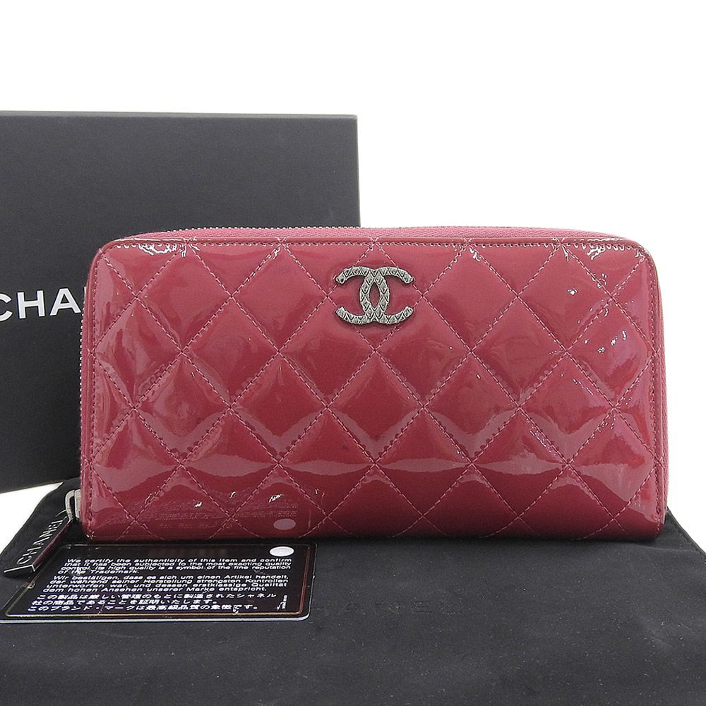 【正規品】 CHANEL 長財布 ココマーク エナメル ラウンドジップ 楽天市場】CHANEL シャネルラウンドファスナー長財布小銭入れ