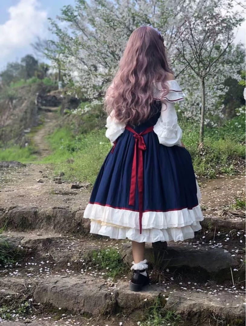 白雪姫風　ラテン　ドレス 新品未使用 新作 ロリータ白雪姫風ワンピース普段着にお出かけに