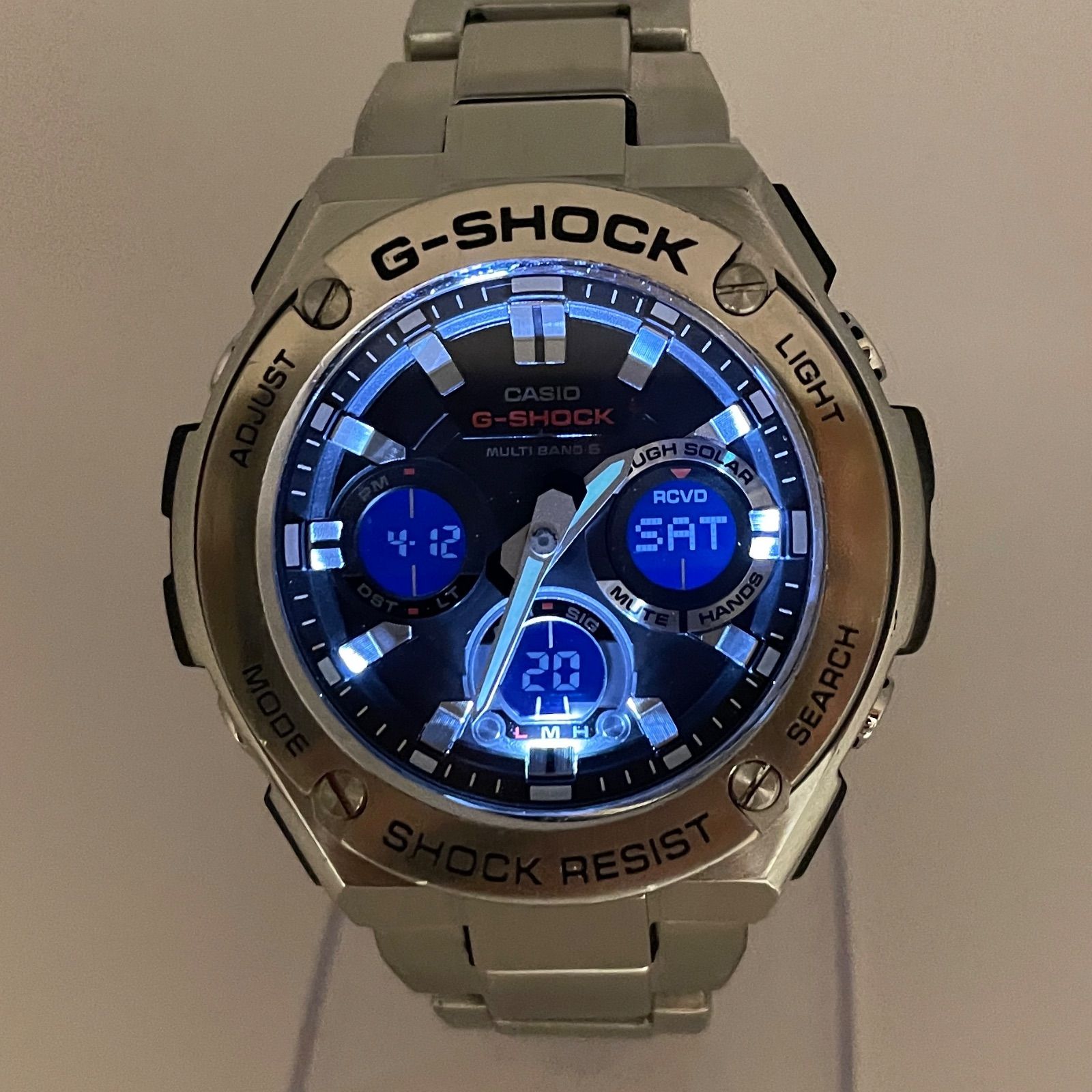 T488）良品 稼動品 CASIO カシオ 電波ソーラー G-SHOCK ジーショック G