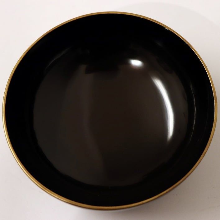 輪島塗 汁椀 5客 漆器 蓋付き 天然木 金彩蒔絵南天文様 お椀 雑煮椀