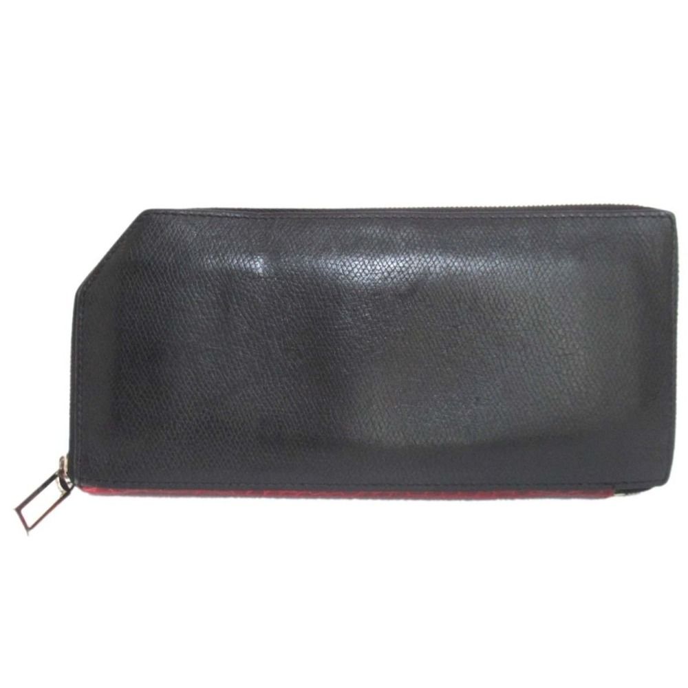 美品 CAMILLE FOURNET ブラックレザー長財布 【公式通販】