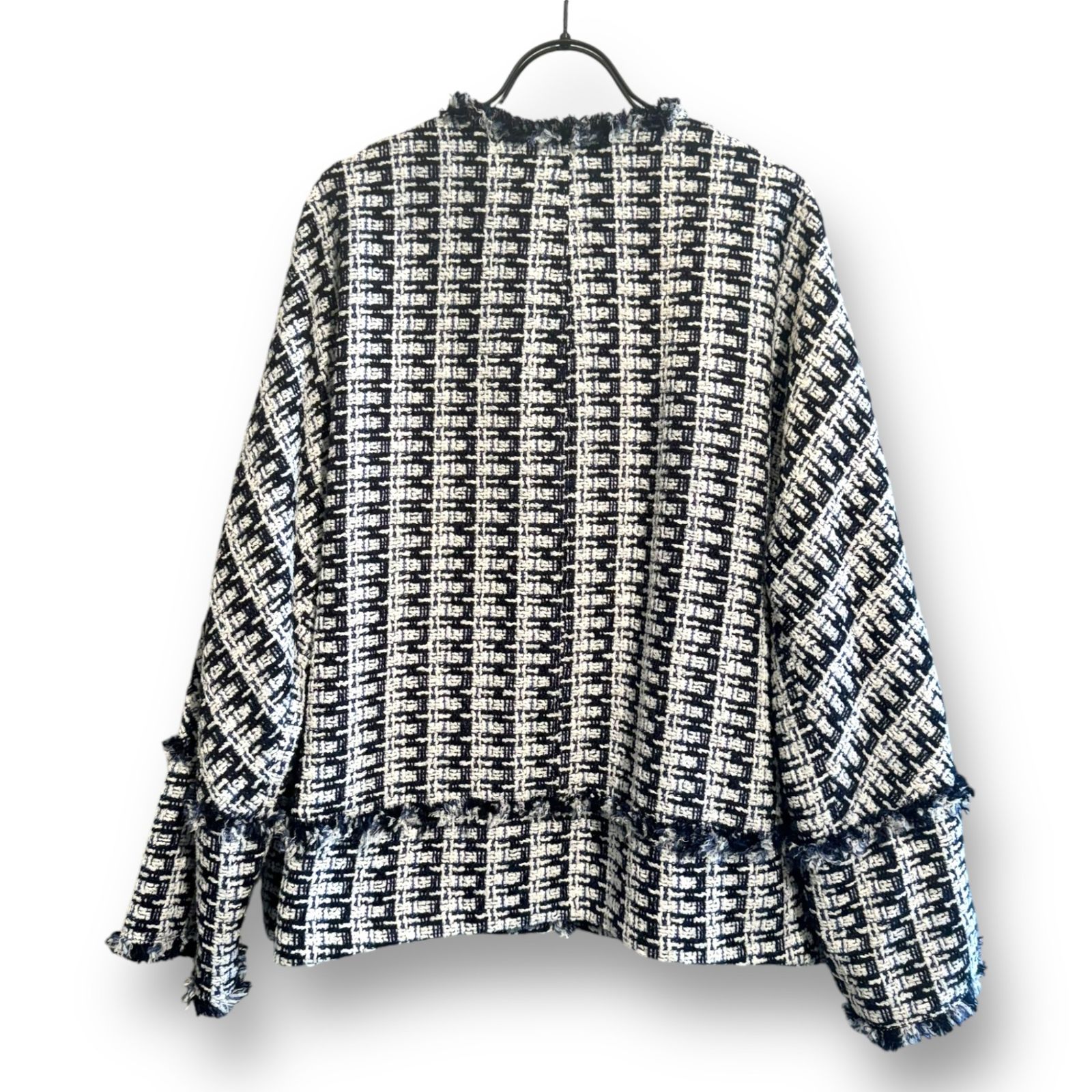 IENA (イエナ) ＆NAVY ブルーツイードジャケット 24010900202010