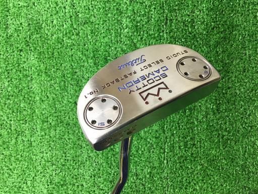 タイトリスト SCOTTY CAMERON STUDIO SELECT FASTBACK 34インチ 15g パター PT スチール フレックスその他 メンズ 男性用 右利き 右用 Cランク ゴルフクラブ