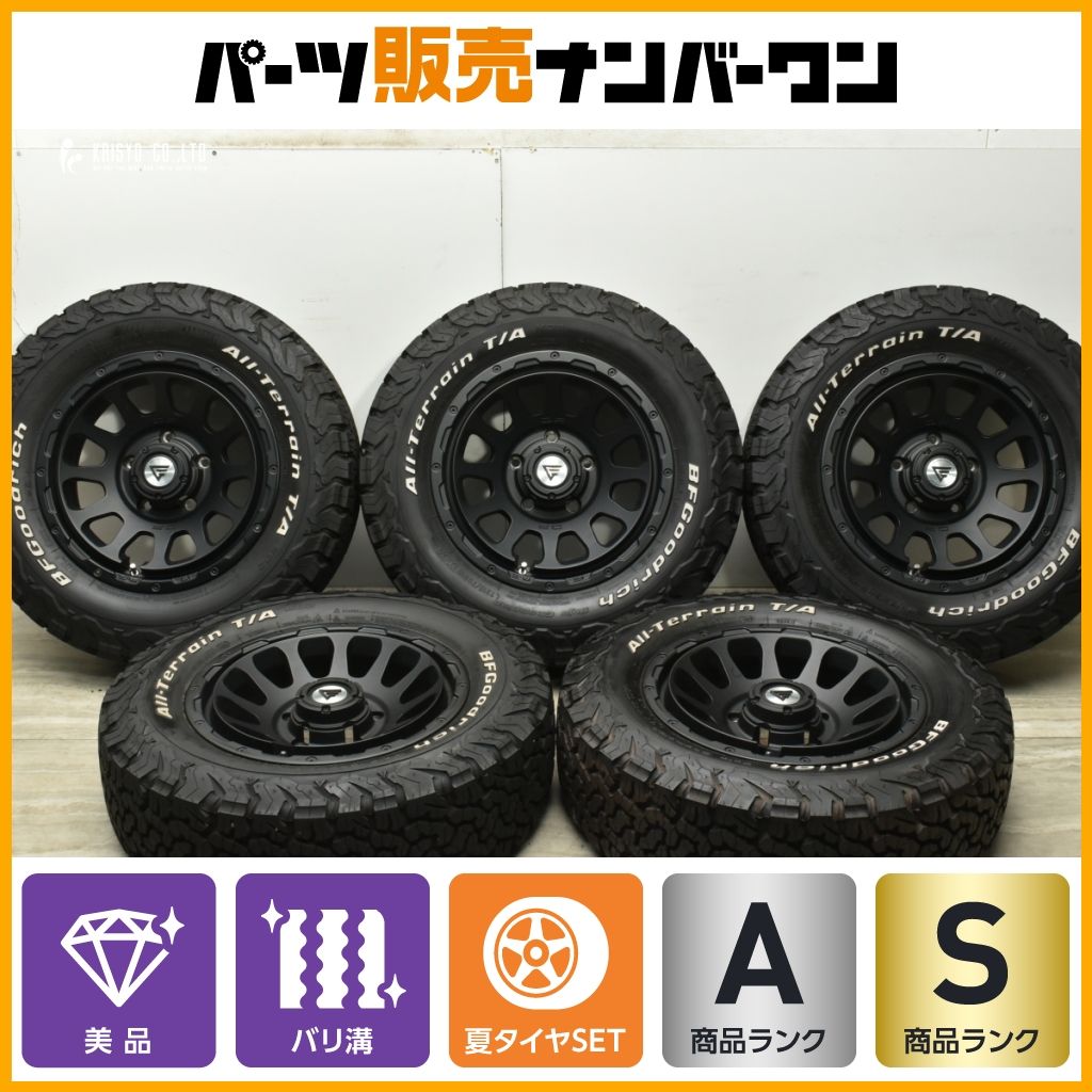 美品 バリ溝】デルタフォースオーバル 16in 6J -5 PCD139.7 BFグッドリッチ オールテレーンT/A KO2 LT215/70R16  ジムニーシエラ 即納可 - メルカリ