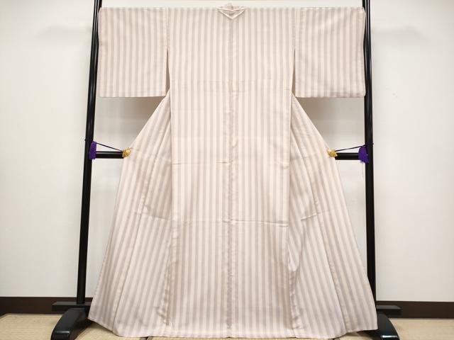 平和屋着物□極上 夏物 夏お召 もじり織 雅すかし 豊渡工房