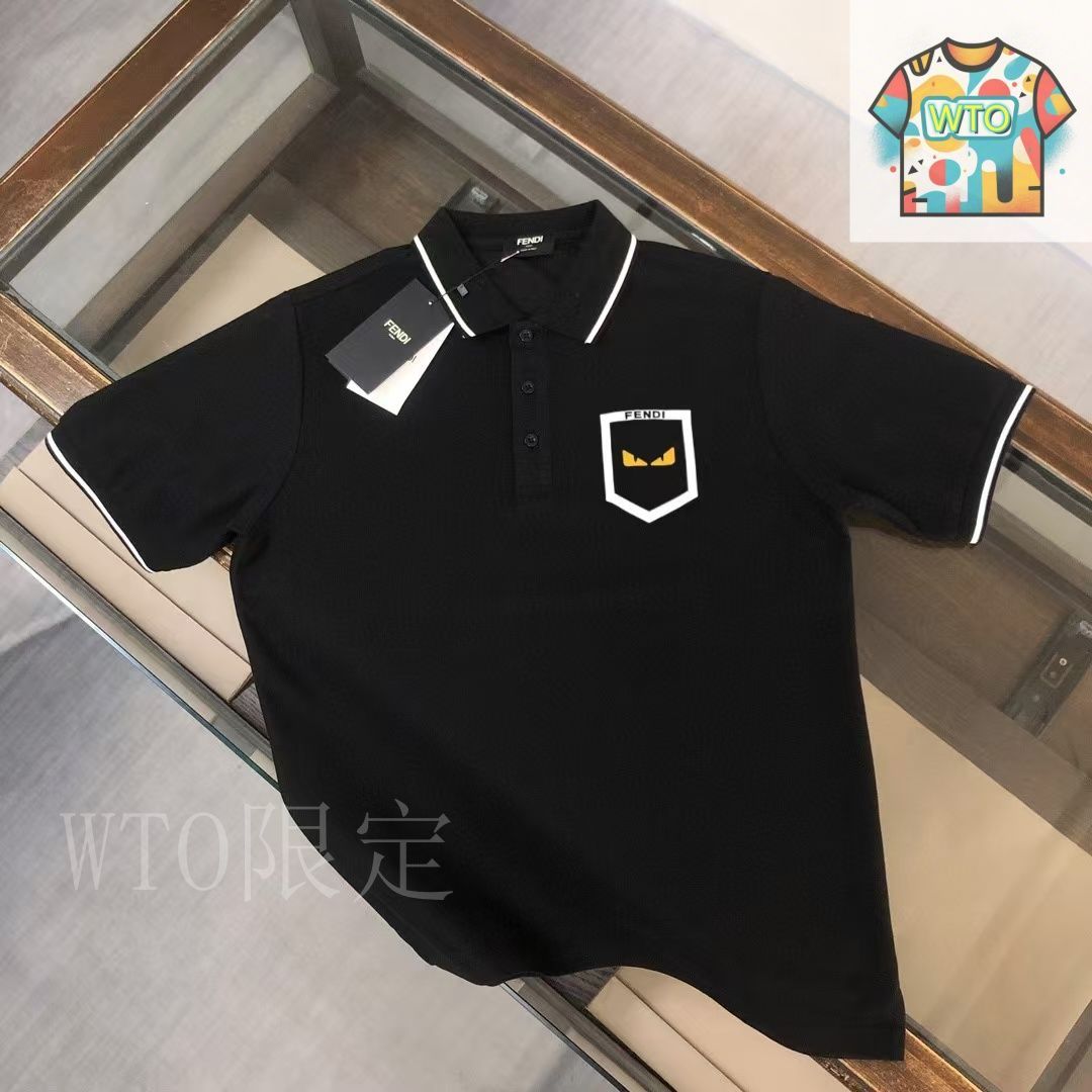 今日特価】FENDI フェンディ 2025 春夏 メンズ 短袖ポロシャツ-1
