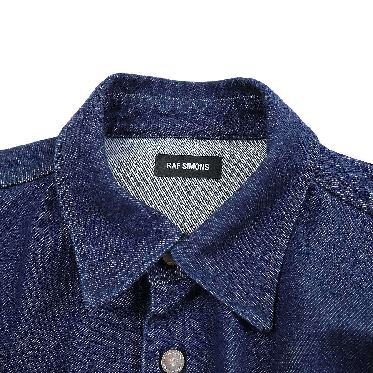 RAF SIMONS ラフシモンズ 21AW RSパッチ オーバーサイズデニムシャツ 