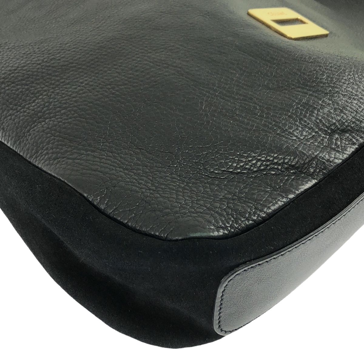 PHOEBE PHILO ブラックレザーハンドバッグ 美品 CELINE セリーヌ