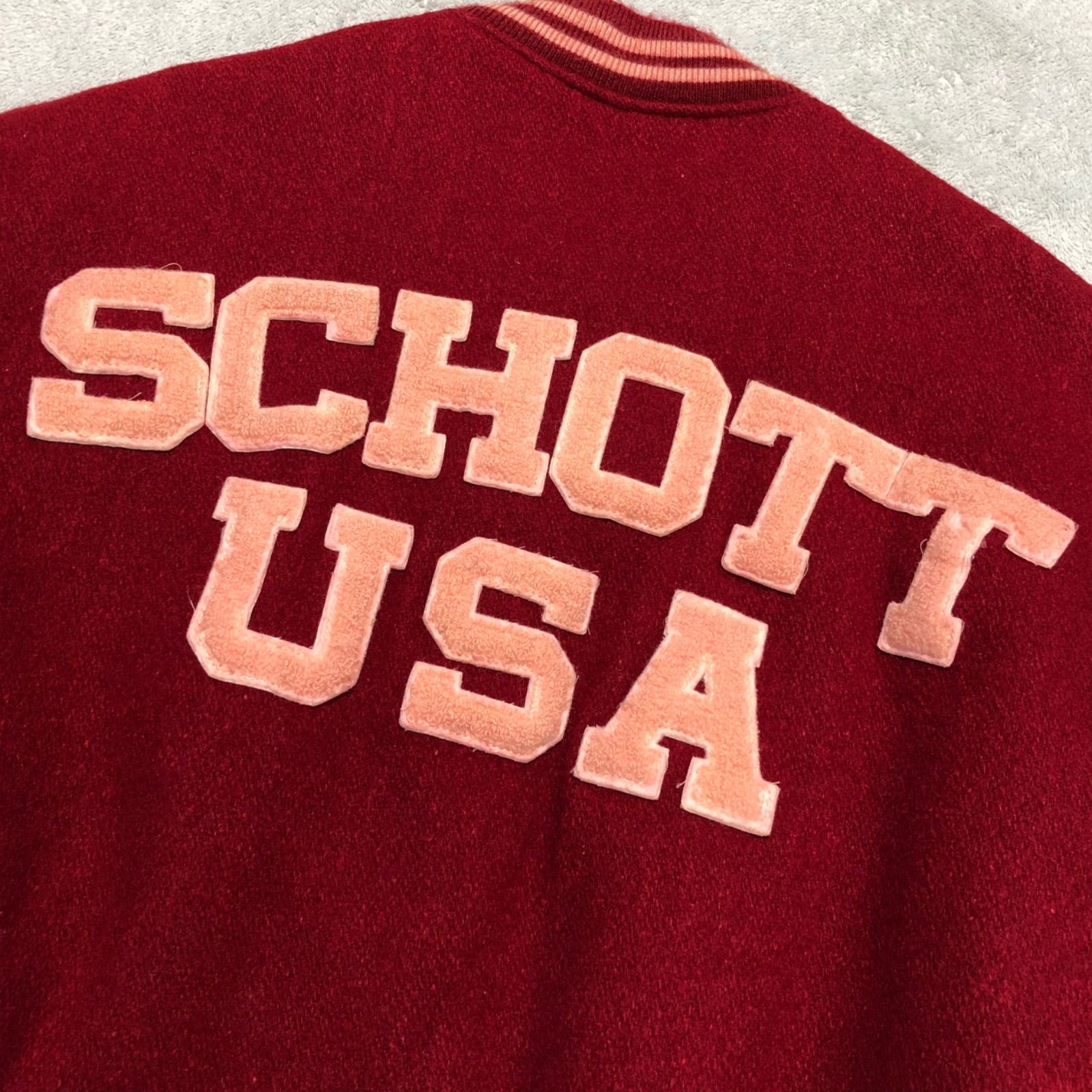 SCHOTT USA製 スタジャン バーシティジャケット アワード