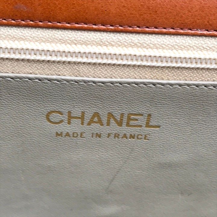 良品 CHANEL シャネル ココマーク プッシュロック カーフスキン チェーン ショルダー バッグ ブラウン レディース ブランド 鞄 a8589 良品 CHANEL シャネル ココマーク プッシュロック カーフスキン