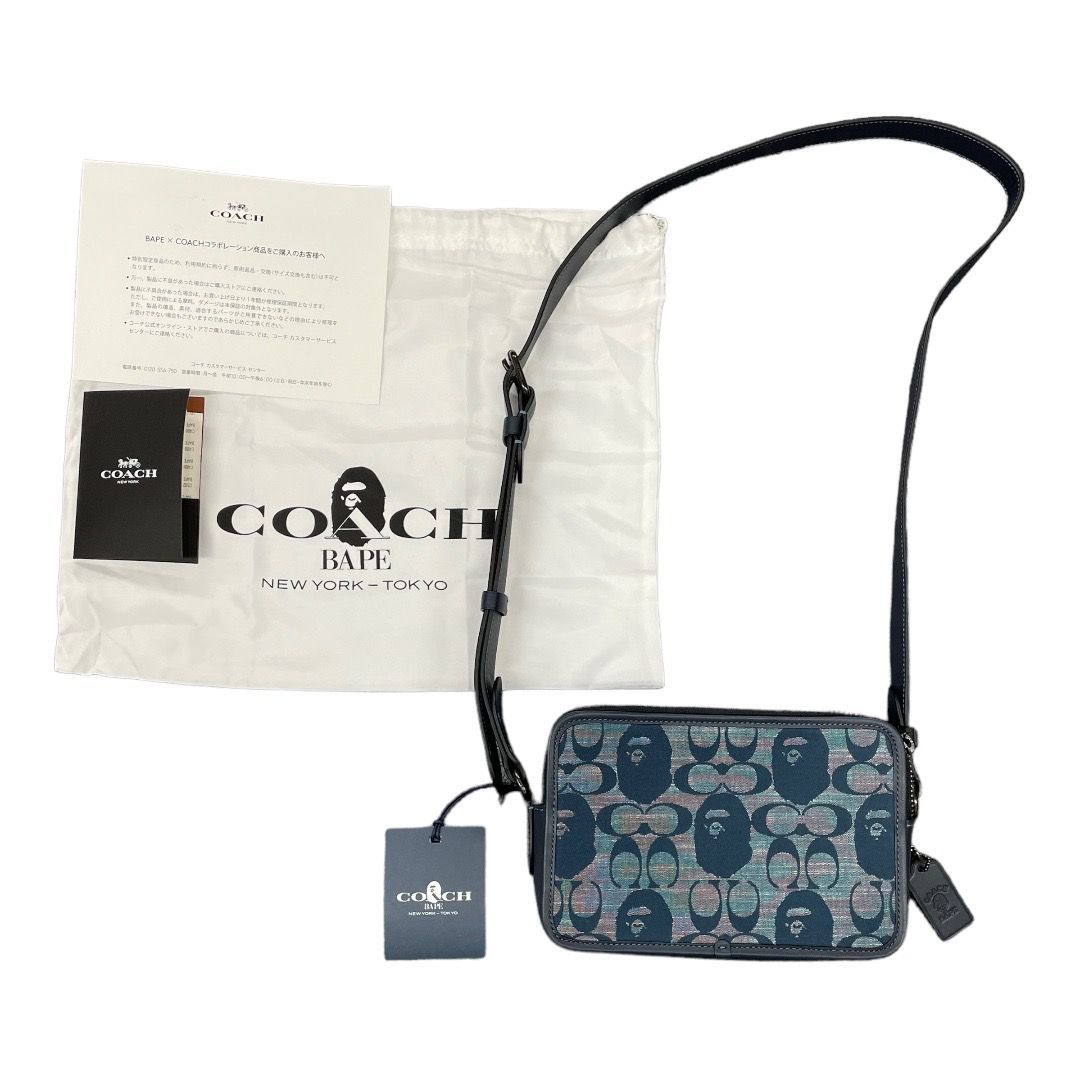 Bape Coach Box Crossbody コラボ ショルダーバッグ