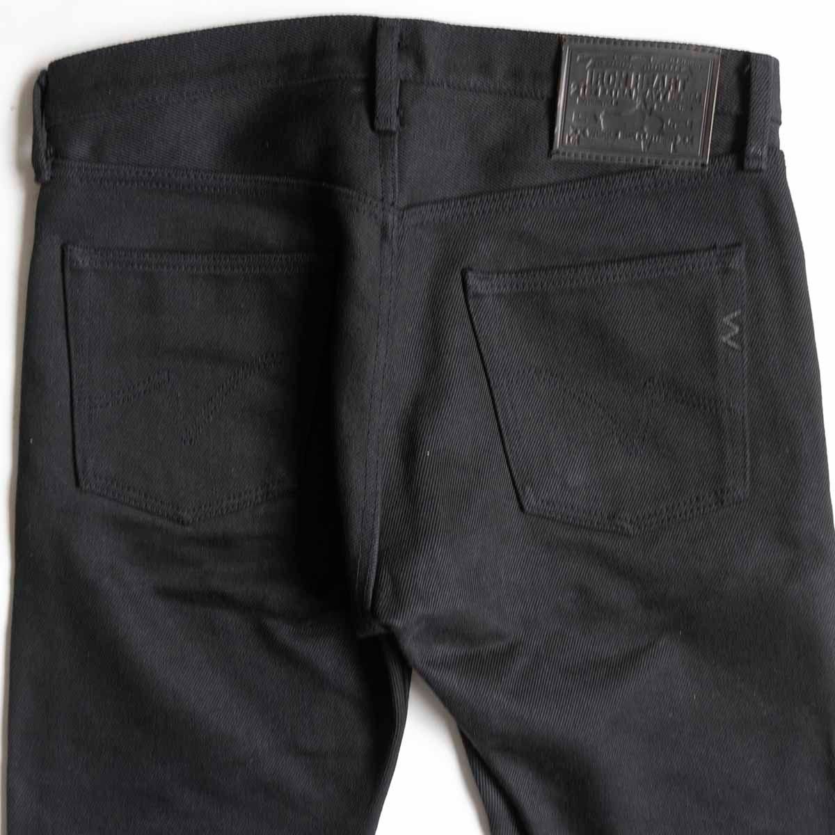 14oz Selvedge Denim Straight Cut Jeans - Indigo/Black