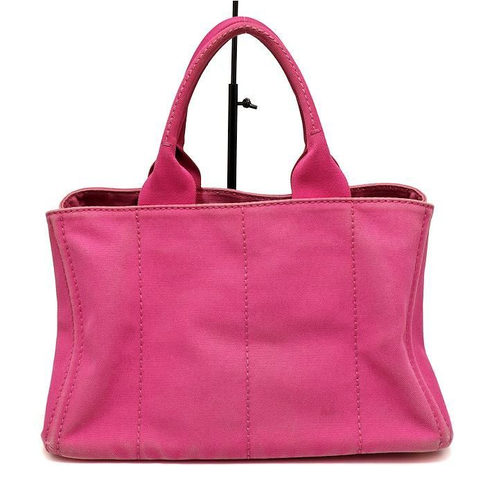 プラダ カナパ デニム トートバッグ BN1877 ピンク PRADA - メルカリ