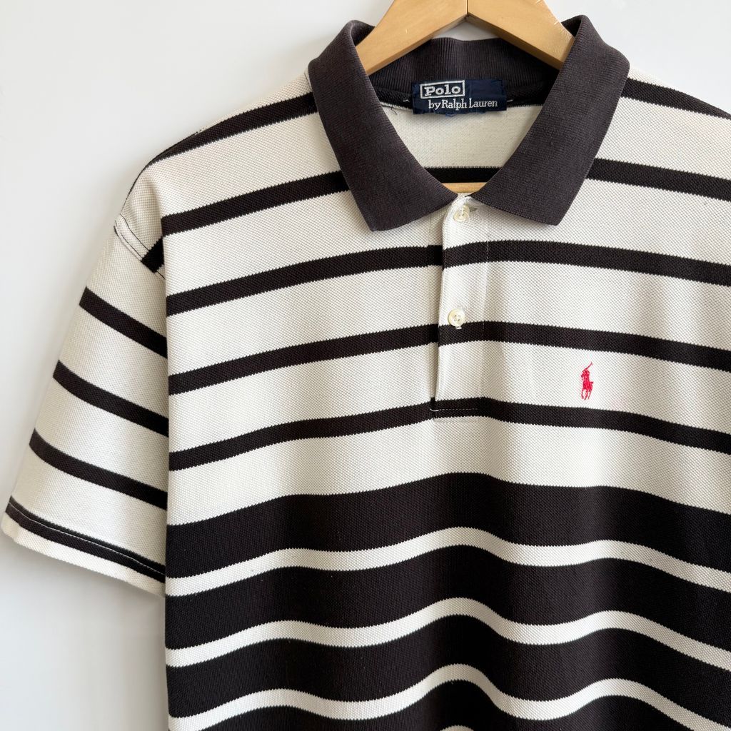 Ralph Lauren ポロシャツ 刺繍ロゴ ワンポイントロゴ ボーダー 半袖 POLO RALPH LAUREN ポロ ラルフローレン ポロシャツ 半袖