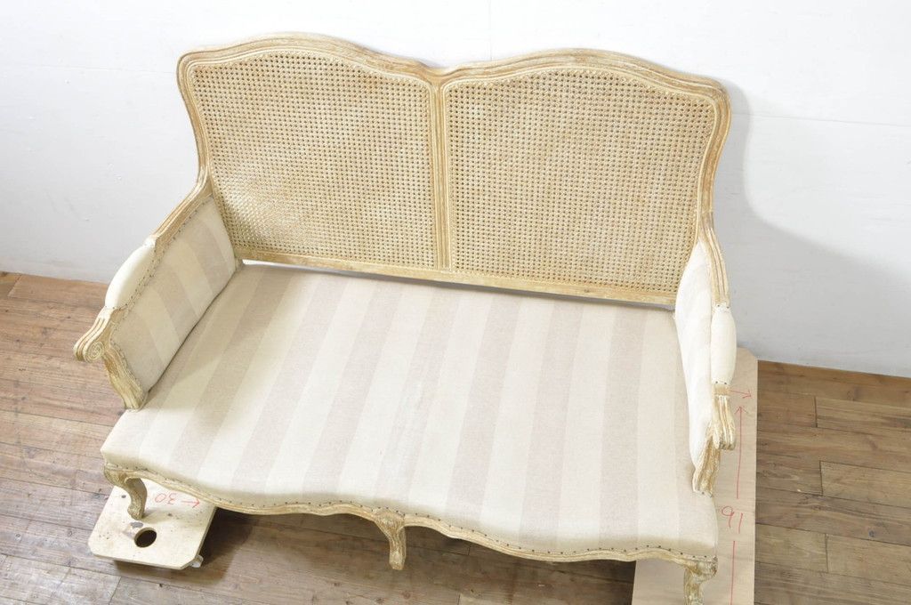 サラグレース】2Pソファ ☆事前問合せ必須☆ BLANC D'IVOIRE