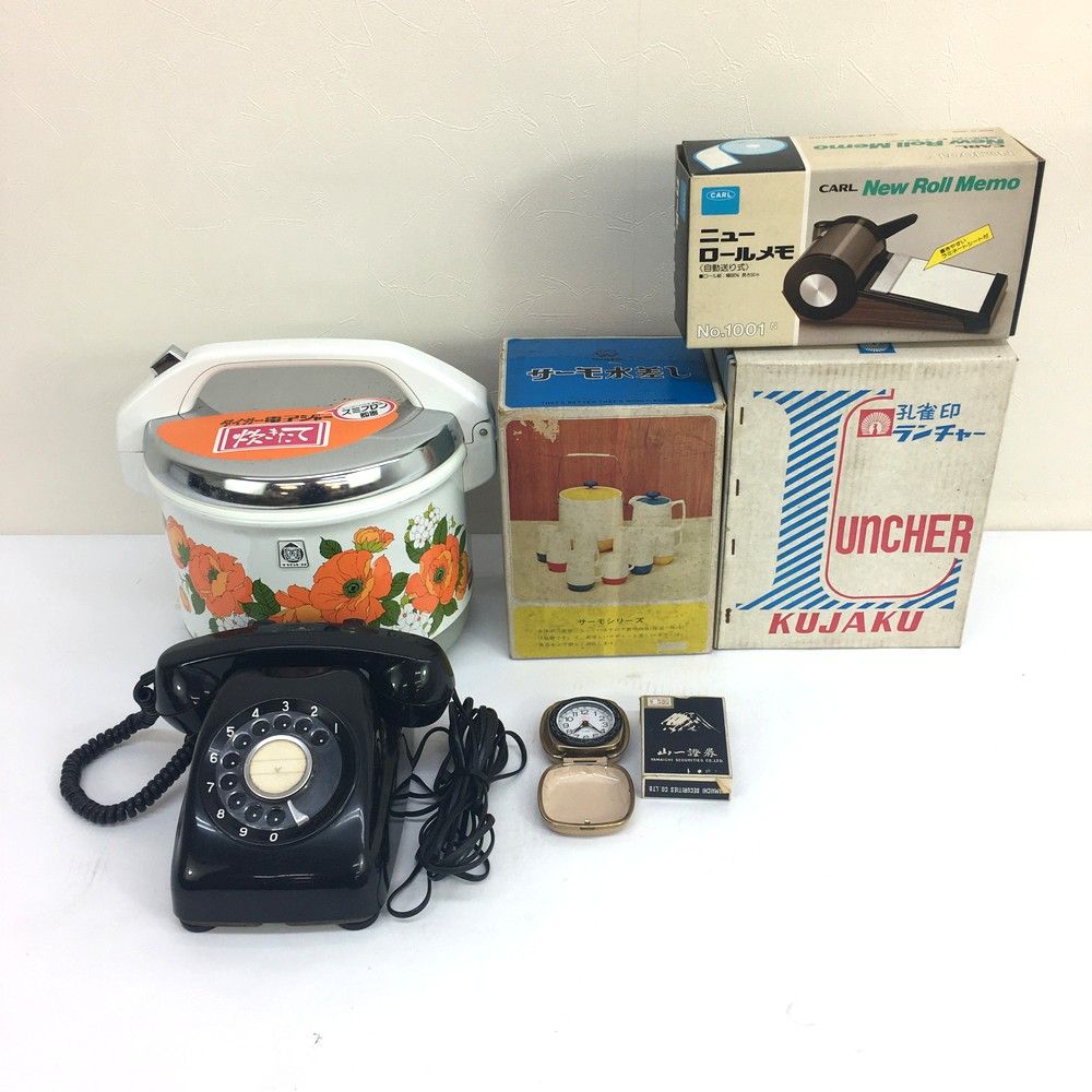 金色の花鳥デザイン 置時計 屏風時計