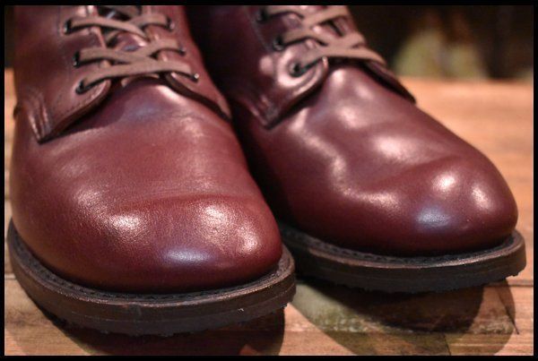 8.5D 良品 17年】レッドウィング 9062 ベックマン ブラックチェリー フェザーストーン フラットボックス ブーツ redwing  HOPESMORE【EC083】 - メルカリ