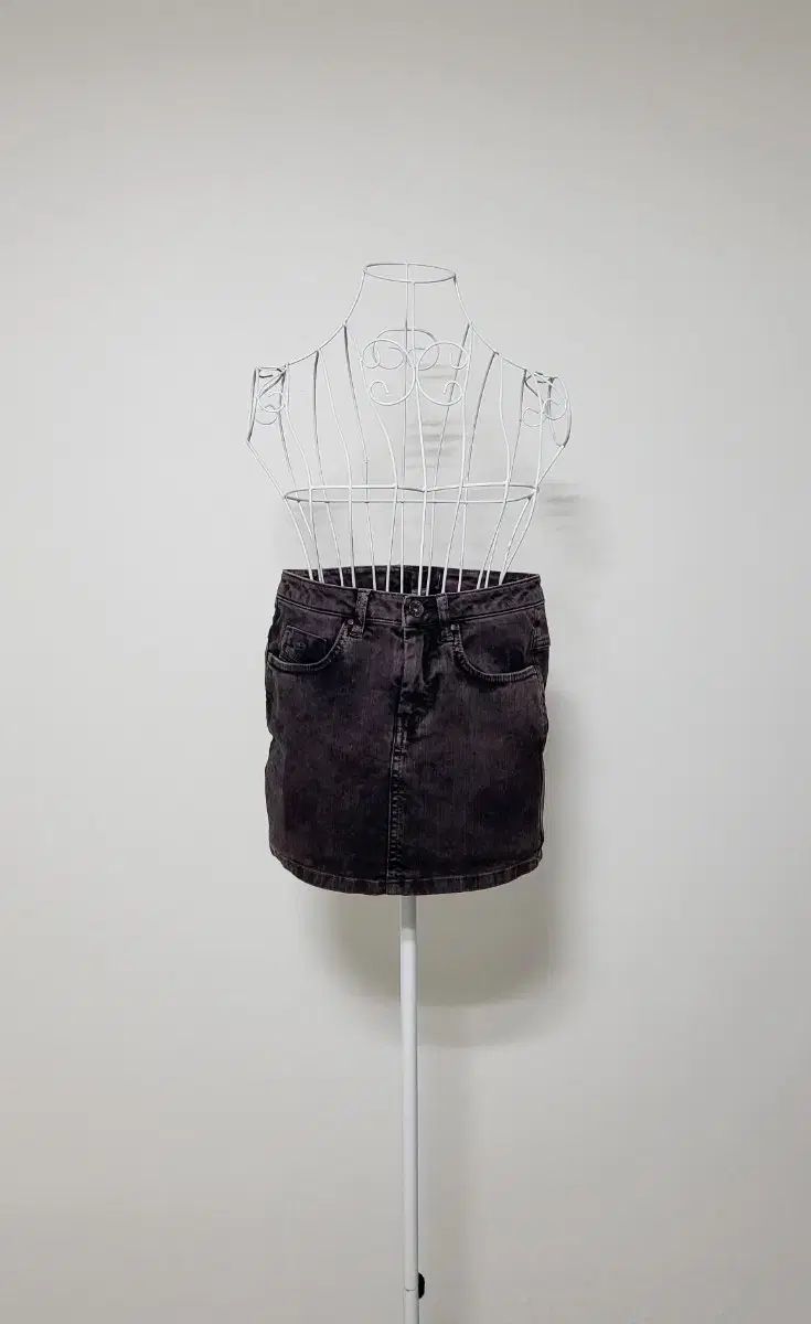 DIESEL ディーゼル diesel 茶色 デニム スカート 24 丈 32cm