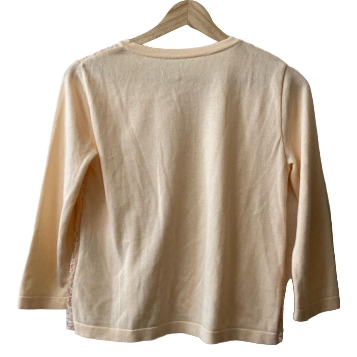 Diagram GRACE CONTINENTAL(ダイアグラム) カーディガン サイズ36 S レディース美品  - イエロー×ベージュ×アイボリー 長袖/ラメ Diagram GRACE CONTINENTAL(ダイアグラム) カーディガン サイズ