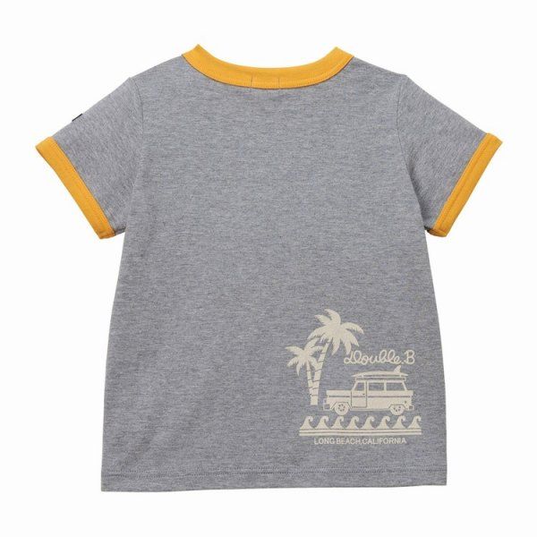 日本製　ミキハウス　ダブルビー　DOUBLE.B グレー 半袖　Tシャツ 100 ○40％OFFセール○ミキハウス ダブルビーmikihouse 半袖Tシャツ