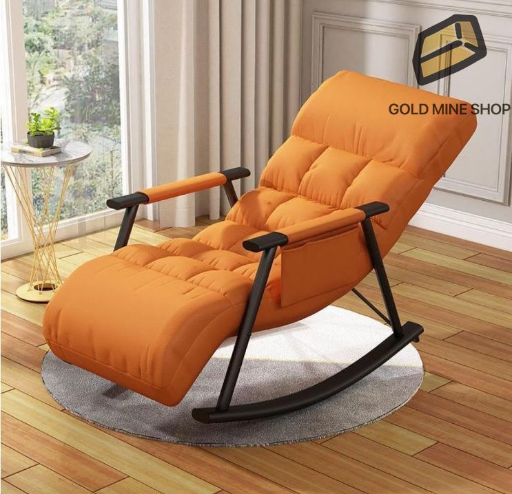ロッキングチェア 北欧 1人掛け リクライニングチェア 揺れる椅子 通気