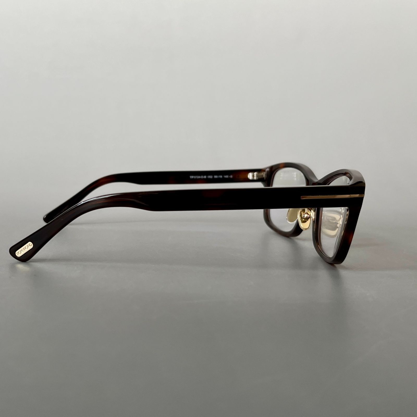 トムフォード メガネ アジアンフィット ブラウン ゴールド スクエア 茶色 TOM FORD EYEWEAR 【並行輸入品】トムフォード メガネ スクエア