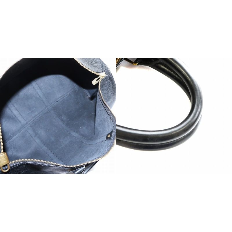 ルイヴィトン LOUIS VUITTON キーポル45 エピ ノワール ボストンバッグ 