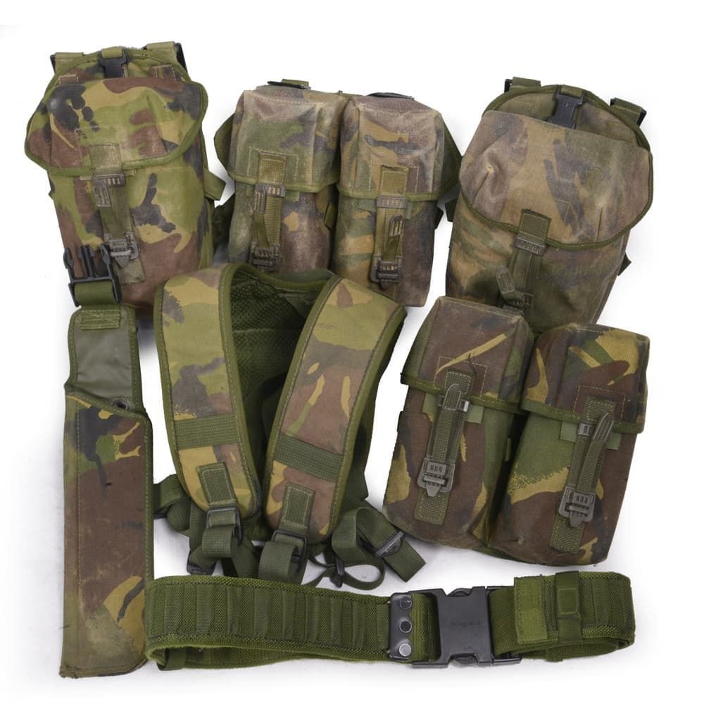 イギリス軍 実物 PLCE DPM ベルトキット タクティカルベスト イギリス軍放出品 PLCEベルトキット DPM迷彩 バヨネットフロッグ