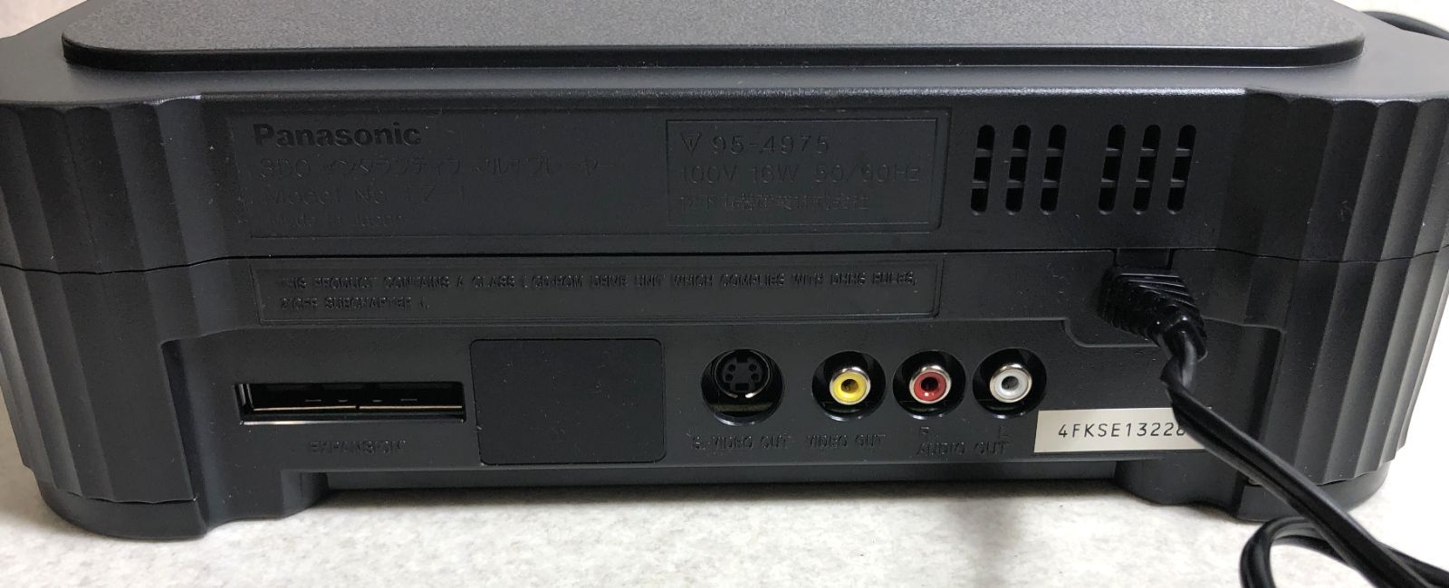 DH1419 ジャンク パナソニック FZ-1 3DO REAL 本体 コントローラー ショックウェーブ ソフト セット UP786_INFO