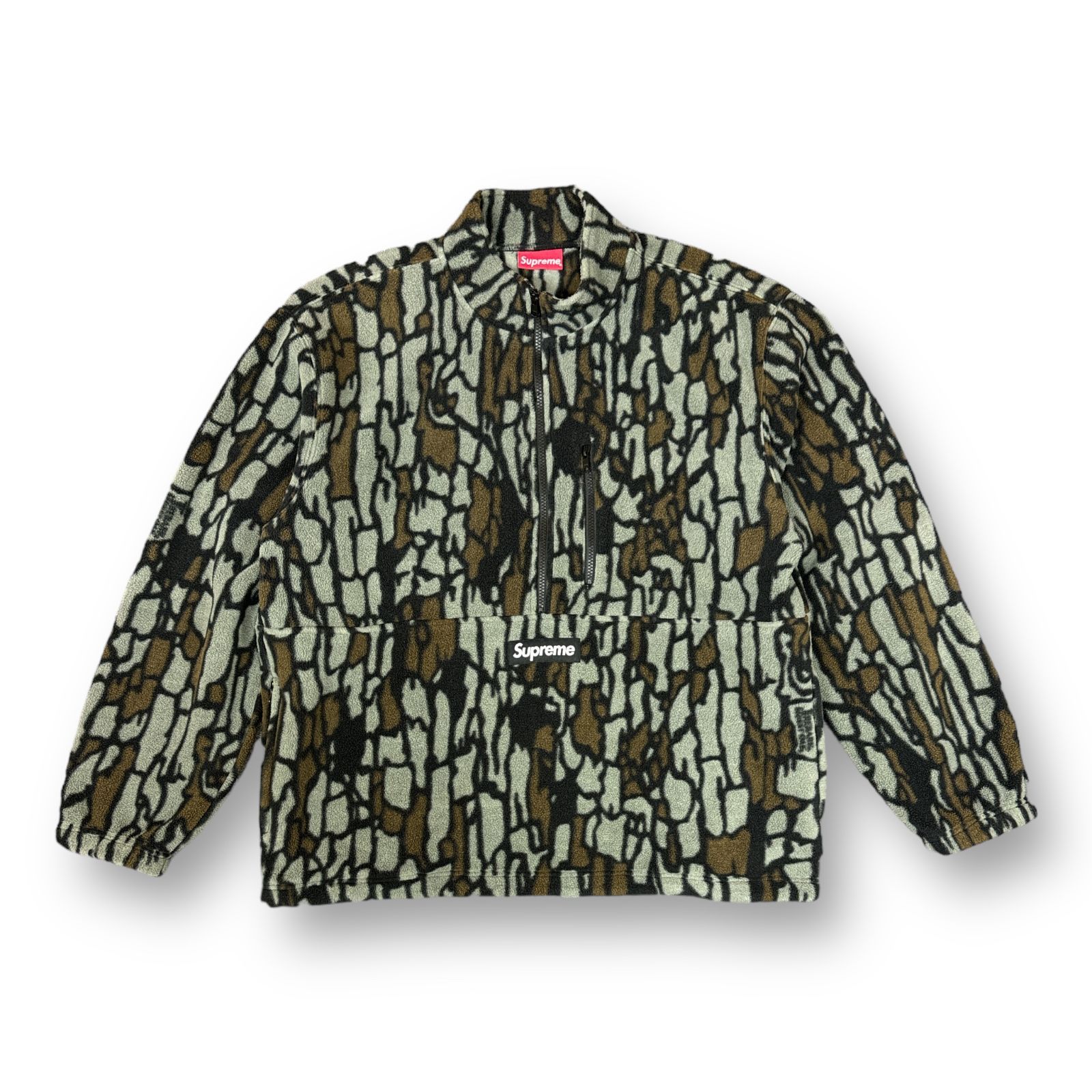 国内正規 Supreme 20AW Polartec Half Zip Pullover 総柄 ポーラテック  