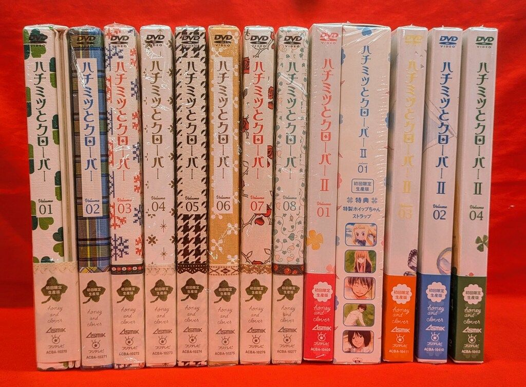 アニメDVD ハチミツとクローバー 1+2期 初回限定生産版全13巻 セット  