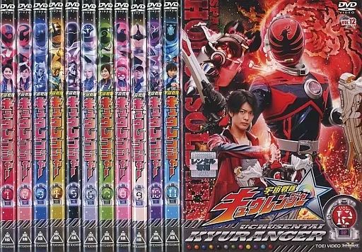特撮 レンタルアップDVD 宇宙戦隊キュウレンジャー 単巻全12巻セット