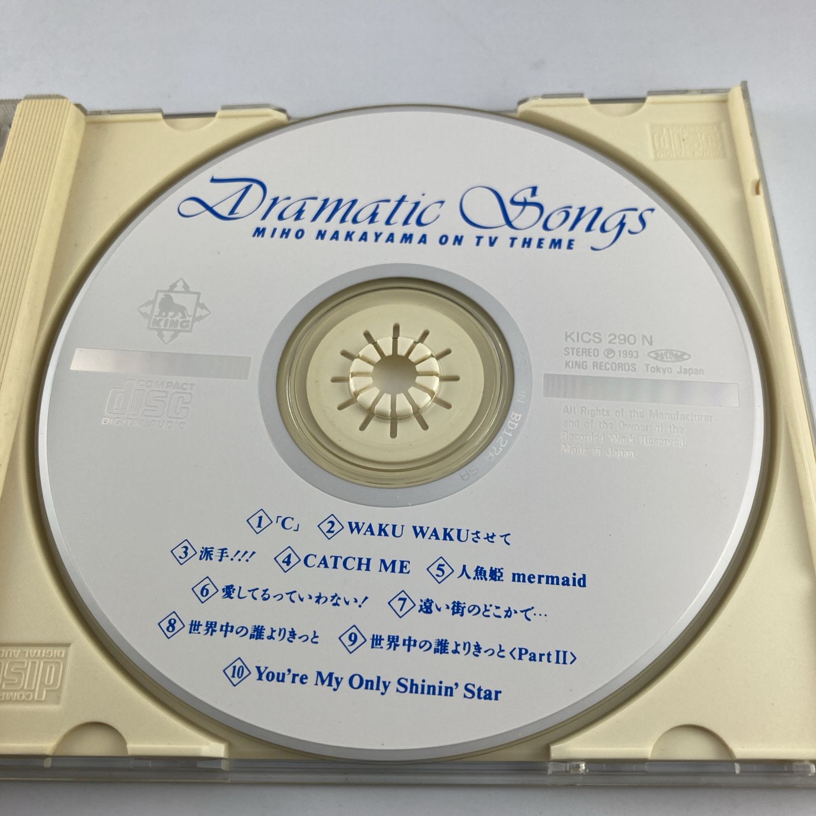 CD 中山美穂 / Dramatic Songs MIHO NAKAYAMA ON TV THEMA(廃盤