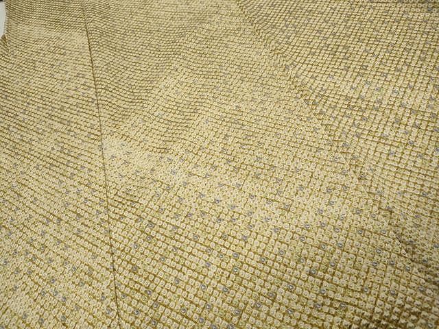 平和屋着物□大変加工の良い総絞り小紋 正絹 逸品 CAAU6659xe