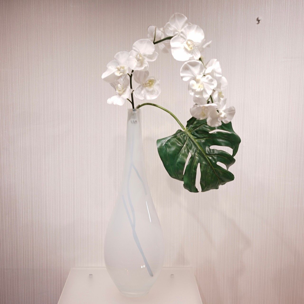 LSA フラワーベース 造花付き 大型 カッシーナ取扱 花瓶 オブジェ 置物 小物 雑貨 インテリア モダン 北欧