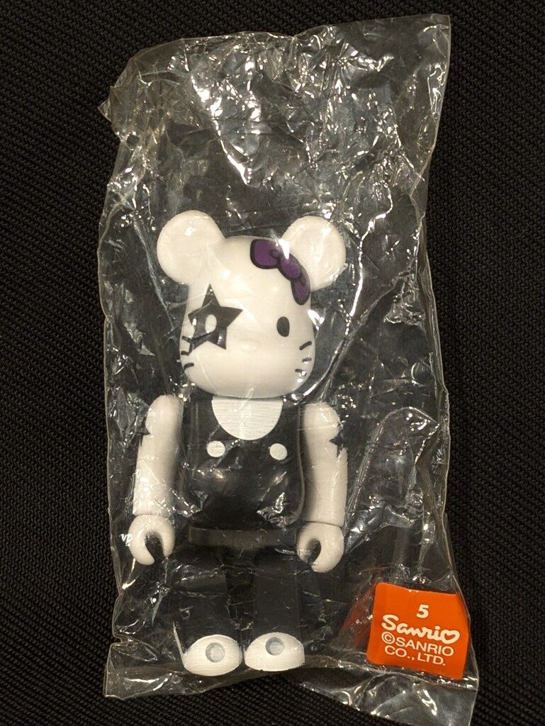 MEDICOMTOY BE@RBRICK25 (S)CUTE裏/KISSキティ(紫リボン)/BE@RBRICK25 SERIES25