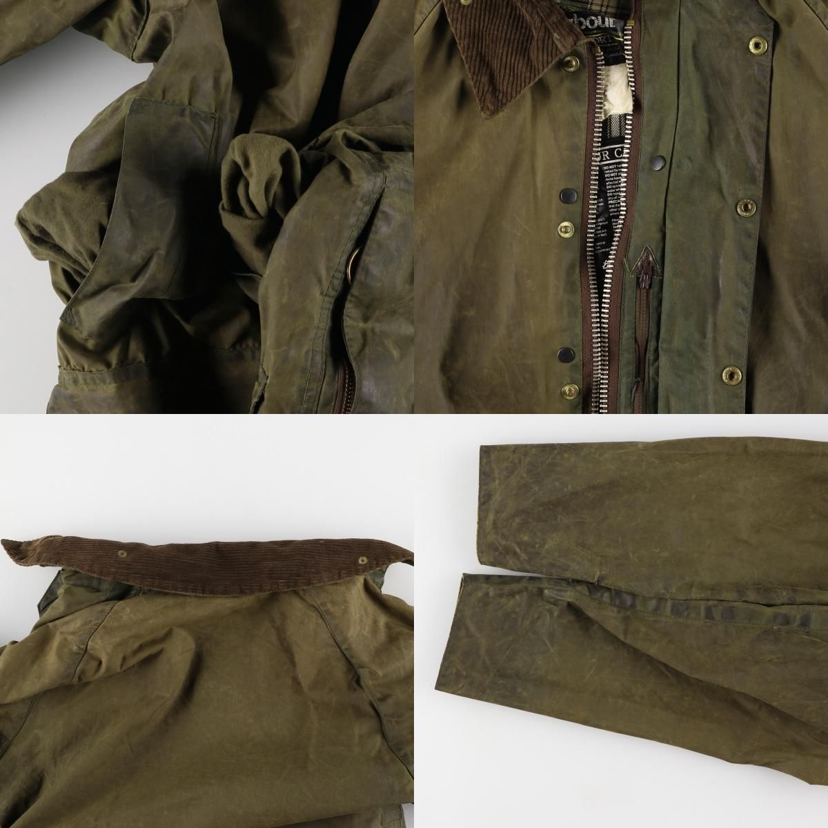 古着 90年代 バブアー Barbour BEAUFORT ビューフォート 旧3ワラント オイルド ハンティングジャケット 英国製 C38 メンズM/eaa445251