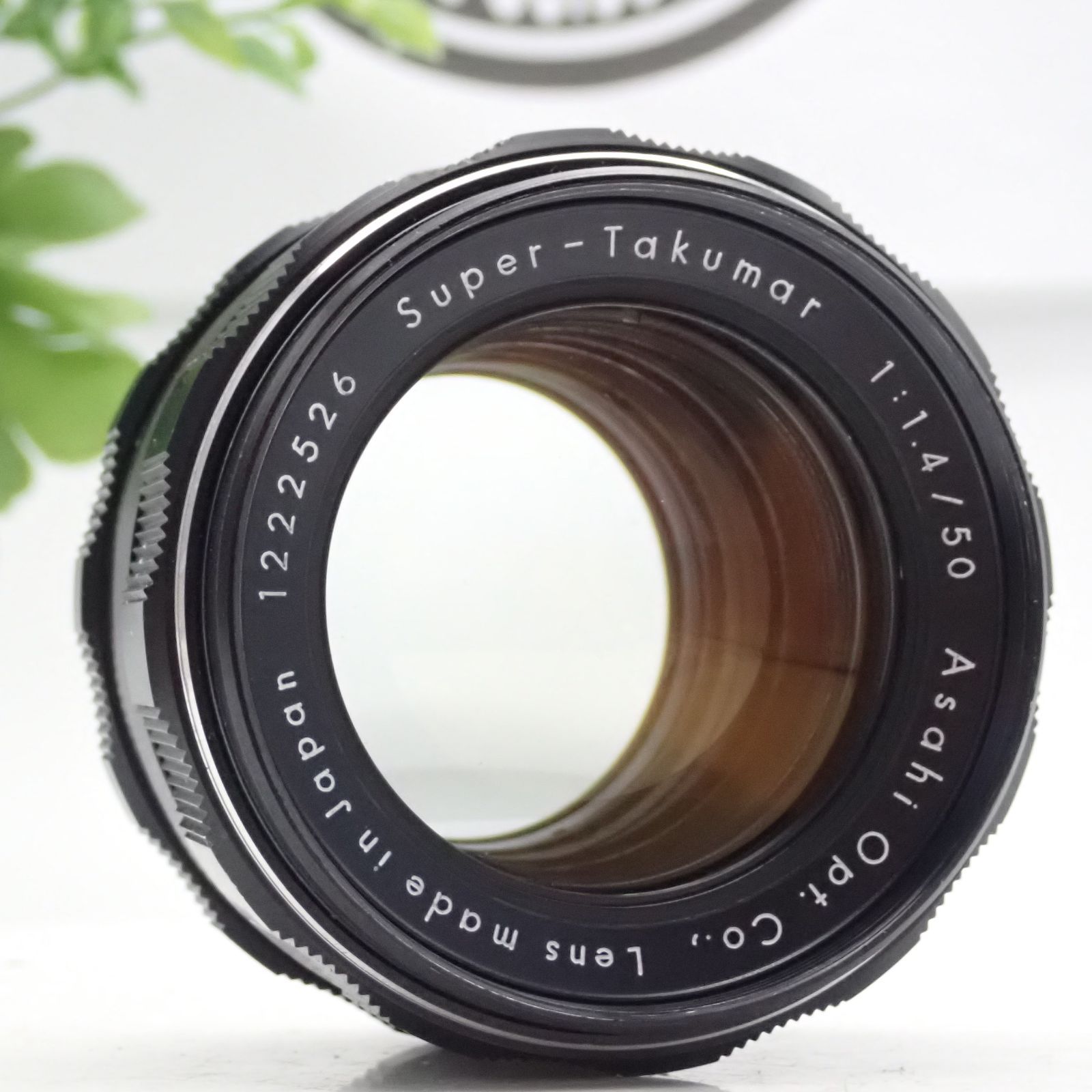良品 初期型 ASAHI PENTAX Super Takumar 50mm f1.4 8枚玉 標準