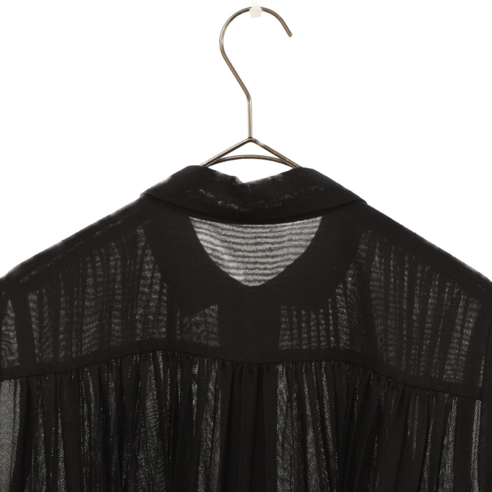 Sacai (サカイ) 22SS TWEED MIX CHIFFON SHIRT DRESS 22-06086