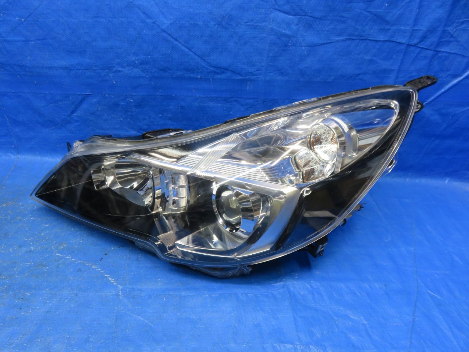 LA6444 点灯OK スバル BM9 レガシィ 後期 ヘッドライト HID ヘッドランプ 左右セット 純正 KOITO 100-20061 黒インナー BR9 BRG BRM