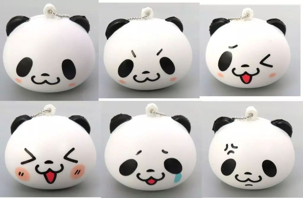 ぐすん】お買いものパンダ! ミニスクイーズマスコット