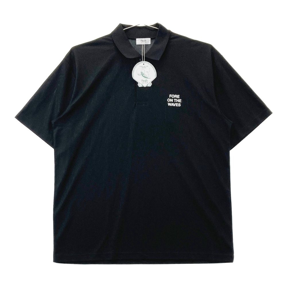 サイズ XXL PACIFIC GOLF CLUB パシフィック ゴルフクラブ 半袖ポロシャツ ブラック系 240101530746 ゴルフウェア メンズ ストスト