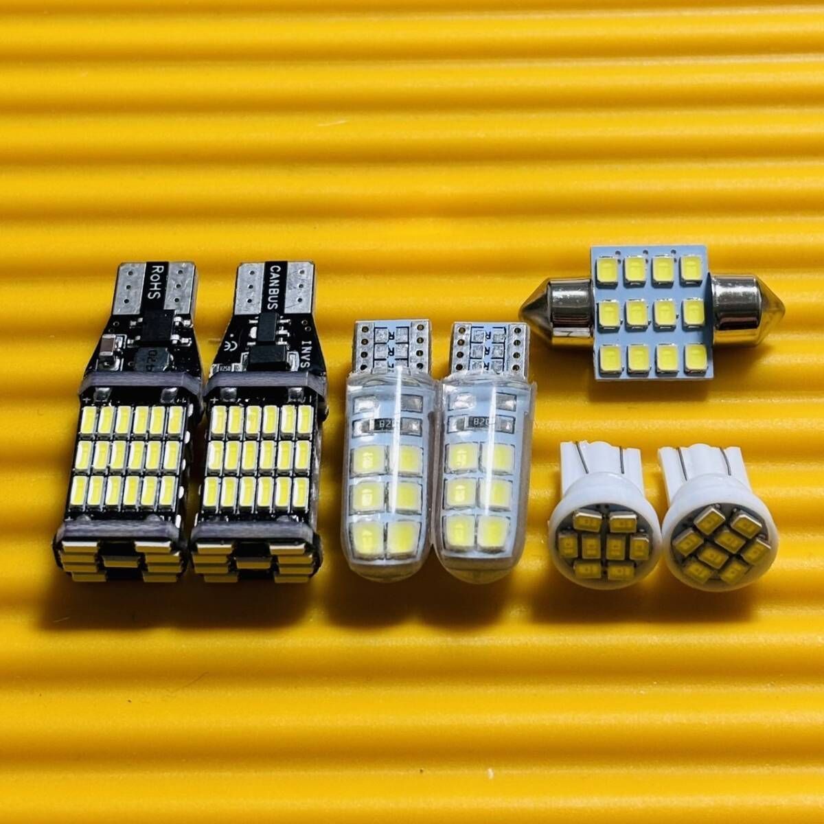 お得セット◇エブリィワゴン DA64系 DA17W T10 LED ルームランプ ナンバー灯 バックランプ 7点セット ホワイト スズキ パーツ カー用品  アクセサリー 車検対応 - メルカリ