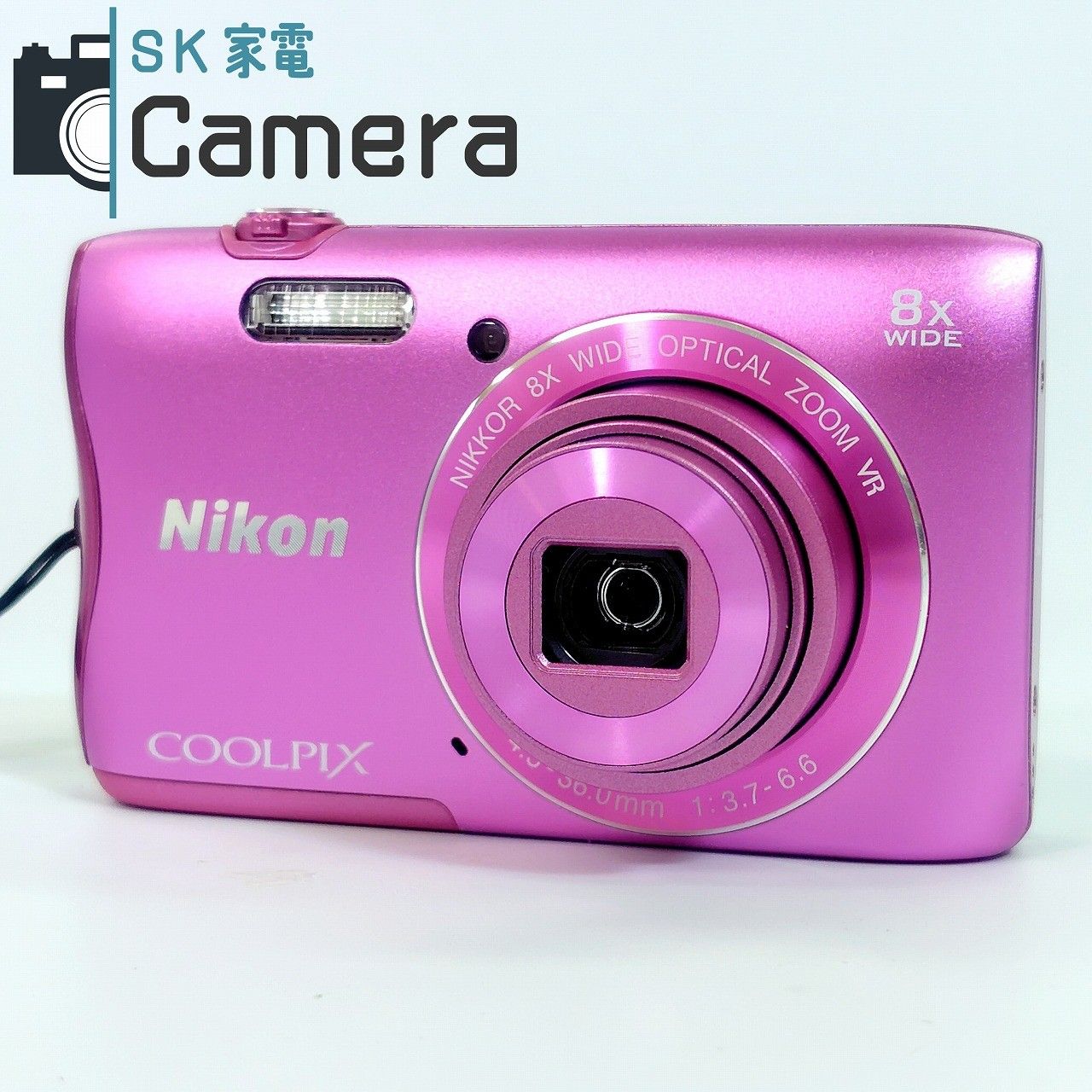 Nikon COOLPIX S 3700 コンパクトデジタルカメラ ニコン ピンク