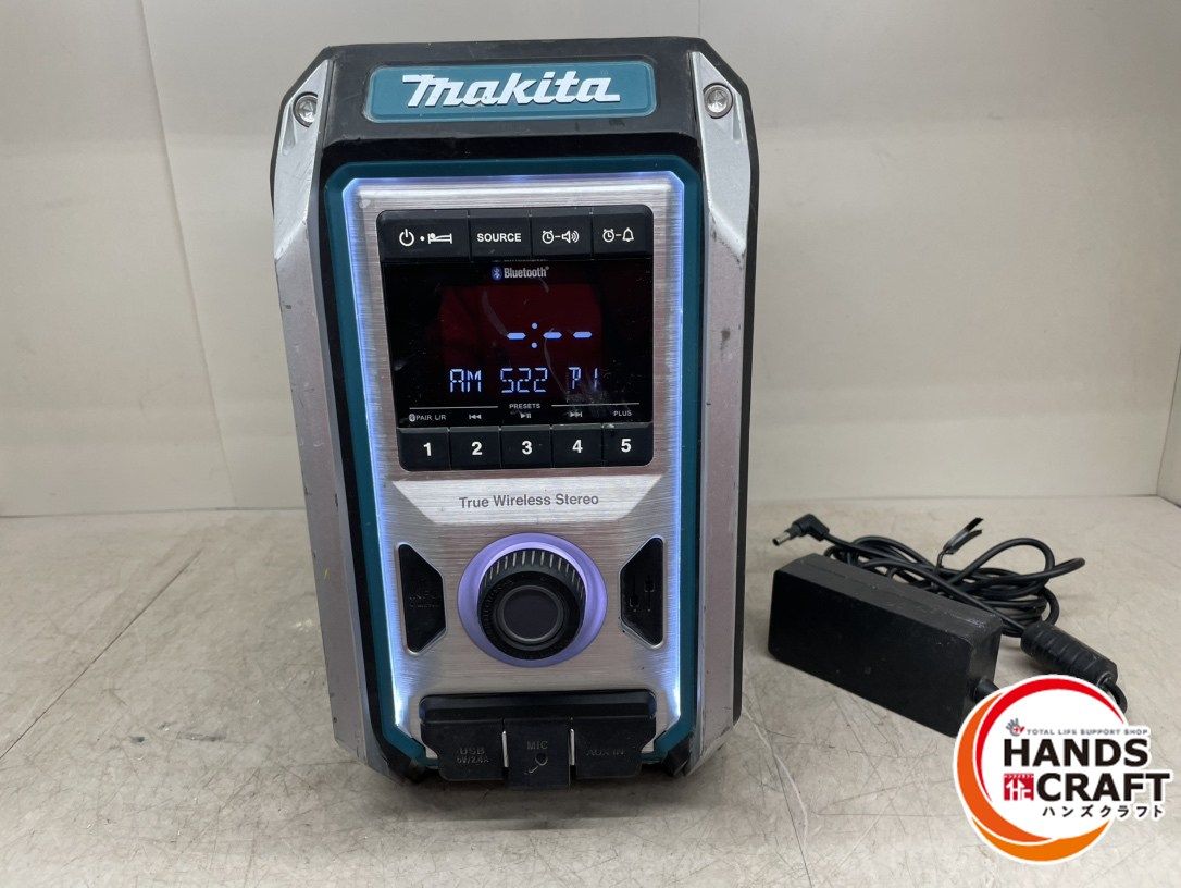 ♪マキタ Makita MR113 充電式ラジオ ACアダプタ付き