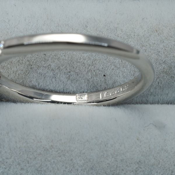ラザール リング ダイヤ ダイヤモンド 0.23ct F VS2/0.13ct 8号 Pt950  